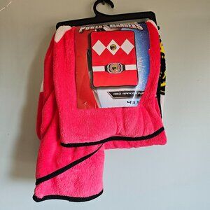 Power Rangers Red Ranger Fleece Throw Blanket 45x60